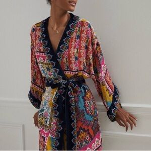 Anthropologie Zadie Velvet Robe Size XS/S